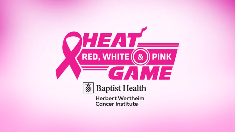 MIAMI HEAT RED, WHITE & PINK GAME