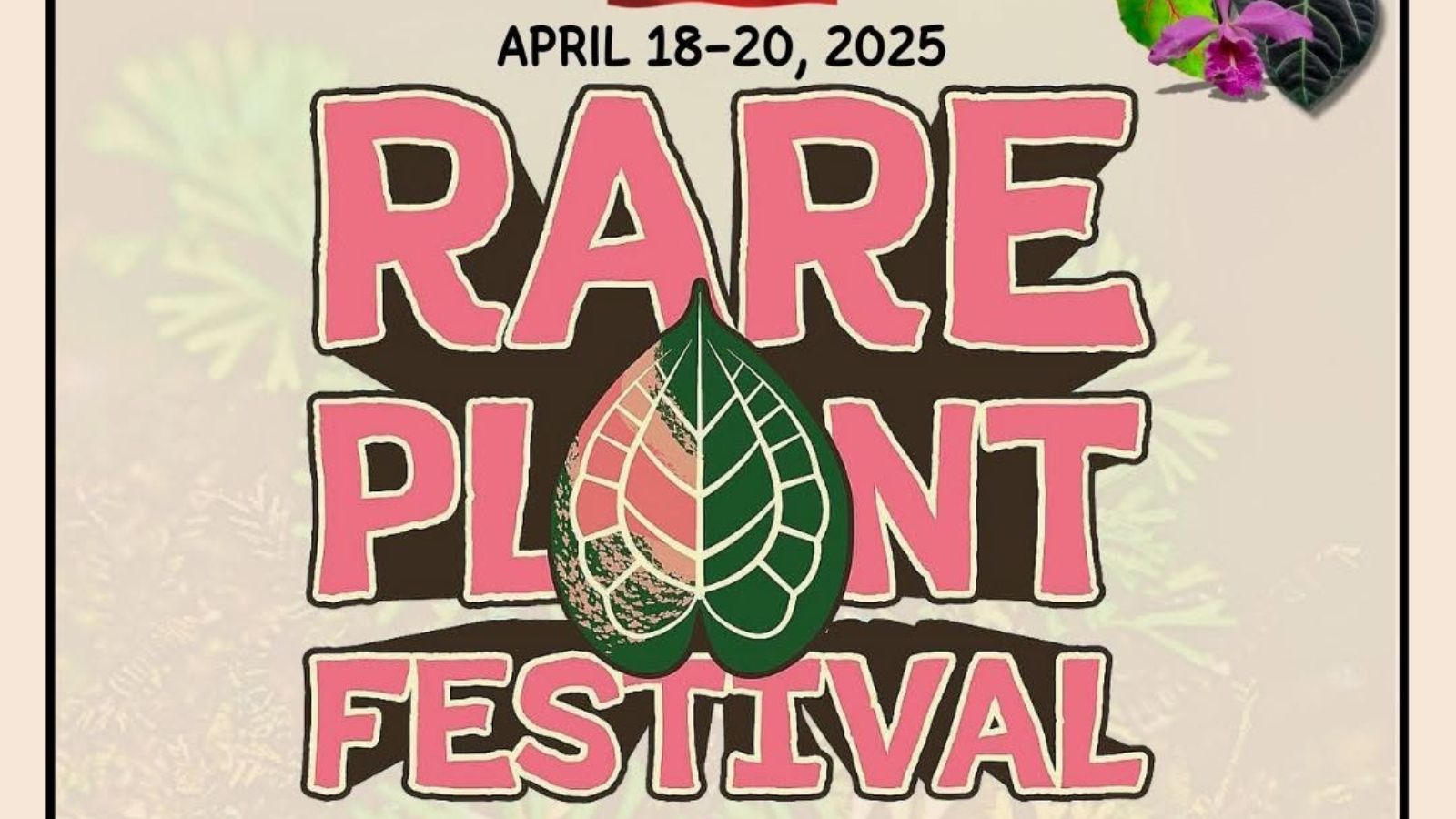 Friday First Admission for 2025 Rare Plant Festival
